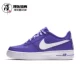 Nike AF1 thấp để giúp màu trắng tinh khiết shoes Giày Nike Air Force số 1 trường trung học ngụy trang màu đen 315115-112 - Dép / giày thường