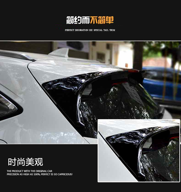 Honda Binzhi vezel đuôi cánh cố định cánh trên cùng Bin chi sửa đổi trang trí ban đầu không giới hạn sơn đuôi cánh lướt gió mazda 3 2020