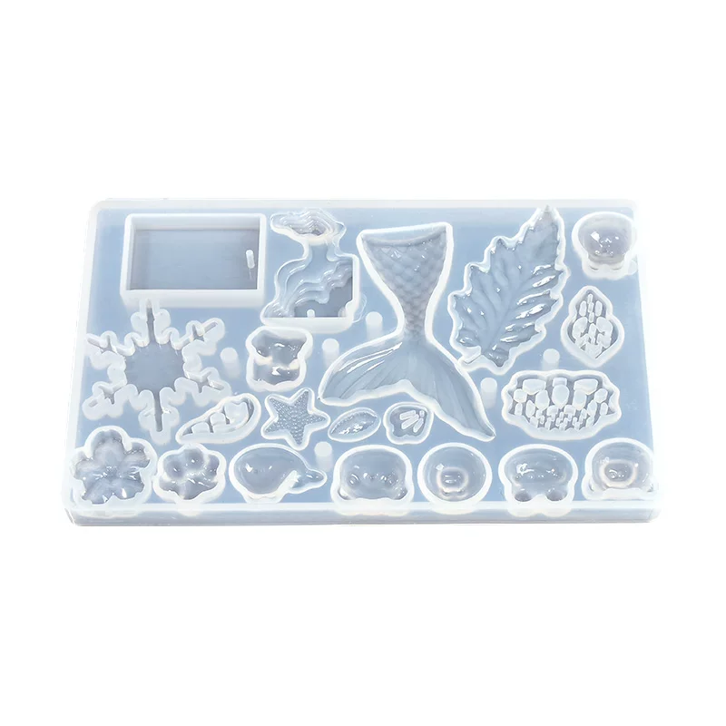 Silicone mold, materials set handmade, epoxy resin, glue, DIY