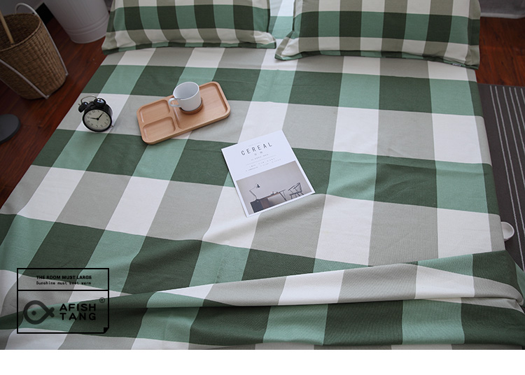 Tấm vải thô cũ 100% cotton đơn mảnh vải cotton đơn vải đôi đơn vải 1,5m1,8 m ga giường đẹp sang trọng