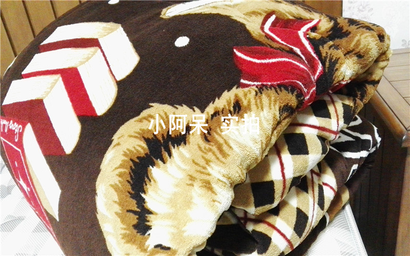Thương mại nước ngoài ban đầu duy nhất xuất khẩu mùa đông là mùa thu và mùa đông san hô fleece đơn quilt lõi đơn 150 * 200cm4.6 kg
