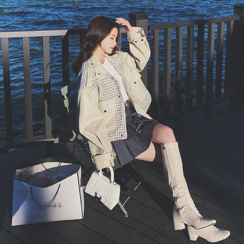 Small fragrant wind jacket 2022 New women's spring and autumn Korean version loose with little subs 100 hitch and blouses