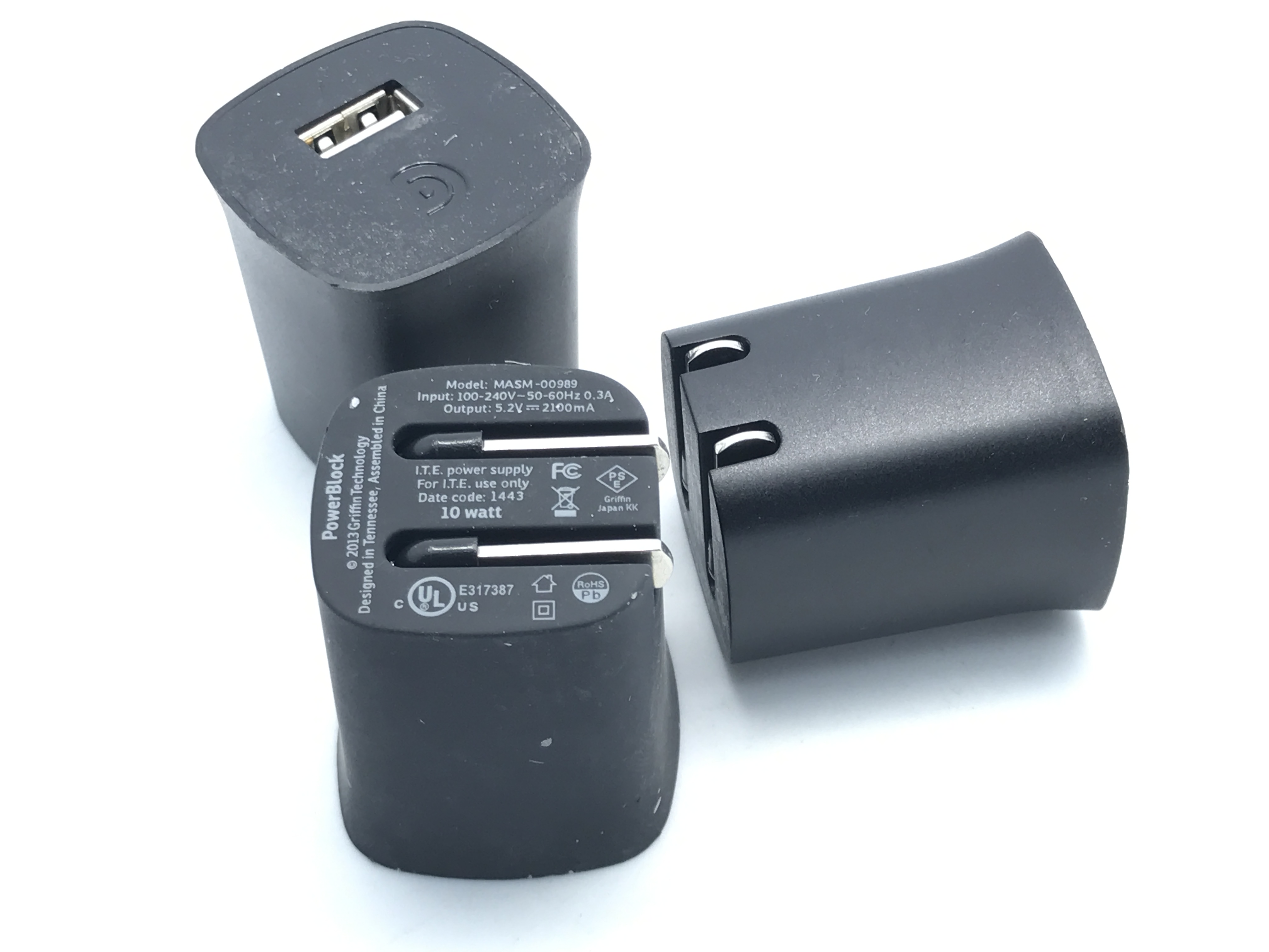 Original Griffin 5.2V-2.1A 10W USB Universal Tablet Charger MASSM-02022