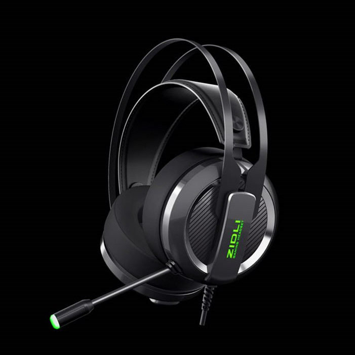 Magnetic power ZH18 headphones eat chicken USB7 1 head-mounted internet café table electric race game earthen Jedi CF coursework CF