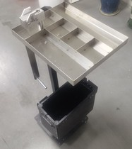 SMT mobile pick up car mounter copper buckle rotatable stainless steel material high and low adjustable plant acceptance