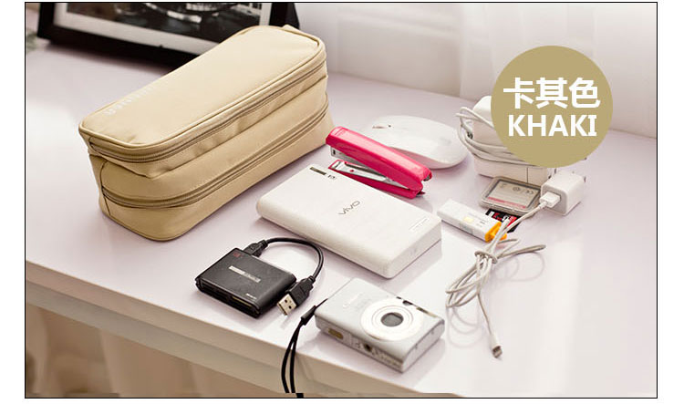 Túi lưu trữ kỹ thuật số đa chức năng sạc lớn phụ kiện sạc kho báu U gói dữ liệu đường dây cung cấp gói đa lớp