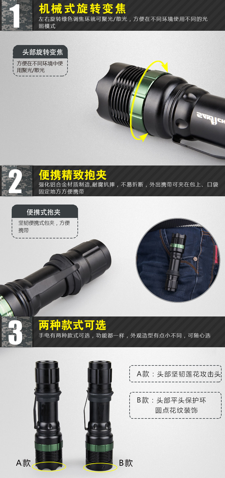 Eclairage pour vélo HAIYING - phare - Ref 2400718 Image 73