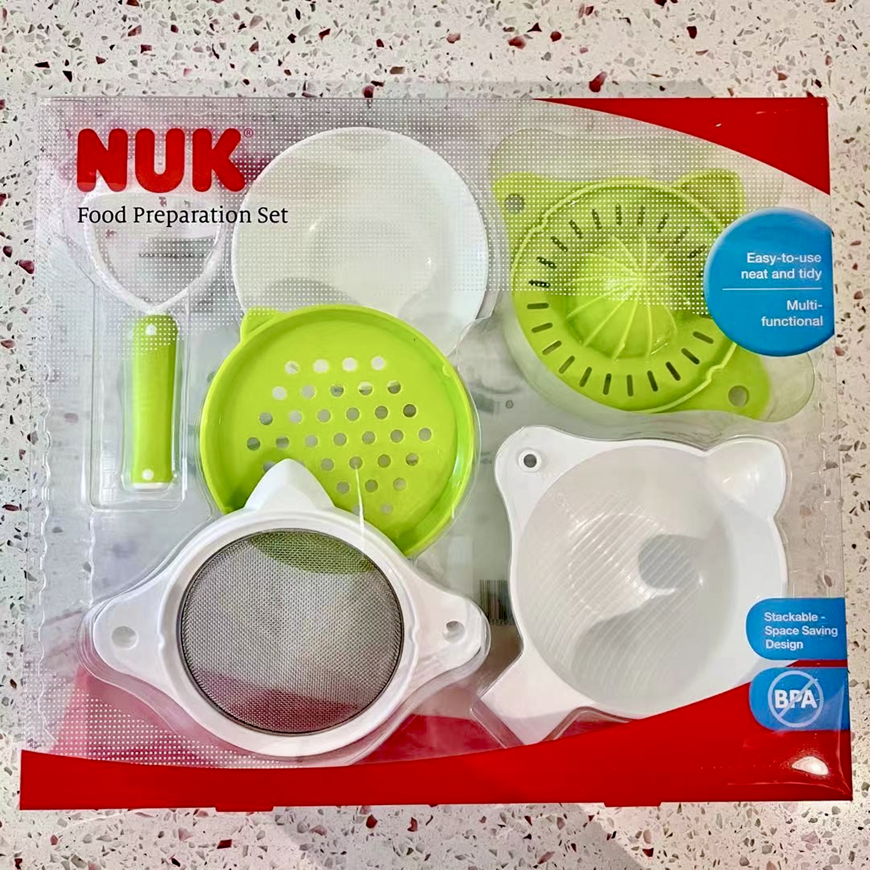 NUK imported baby multi-function food grinding set baby non-staple food tool to disassemble vegetable puree juice
