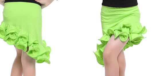 Trẻ em khiêu vũ Latin trang phục cô gái hạ thân váy khiêu vũ váy trình diễn hiệu suất nhảy váy thực hành nhảy váy shop quần áo trẻ em đẹp