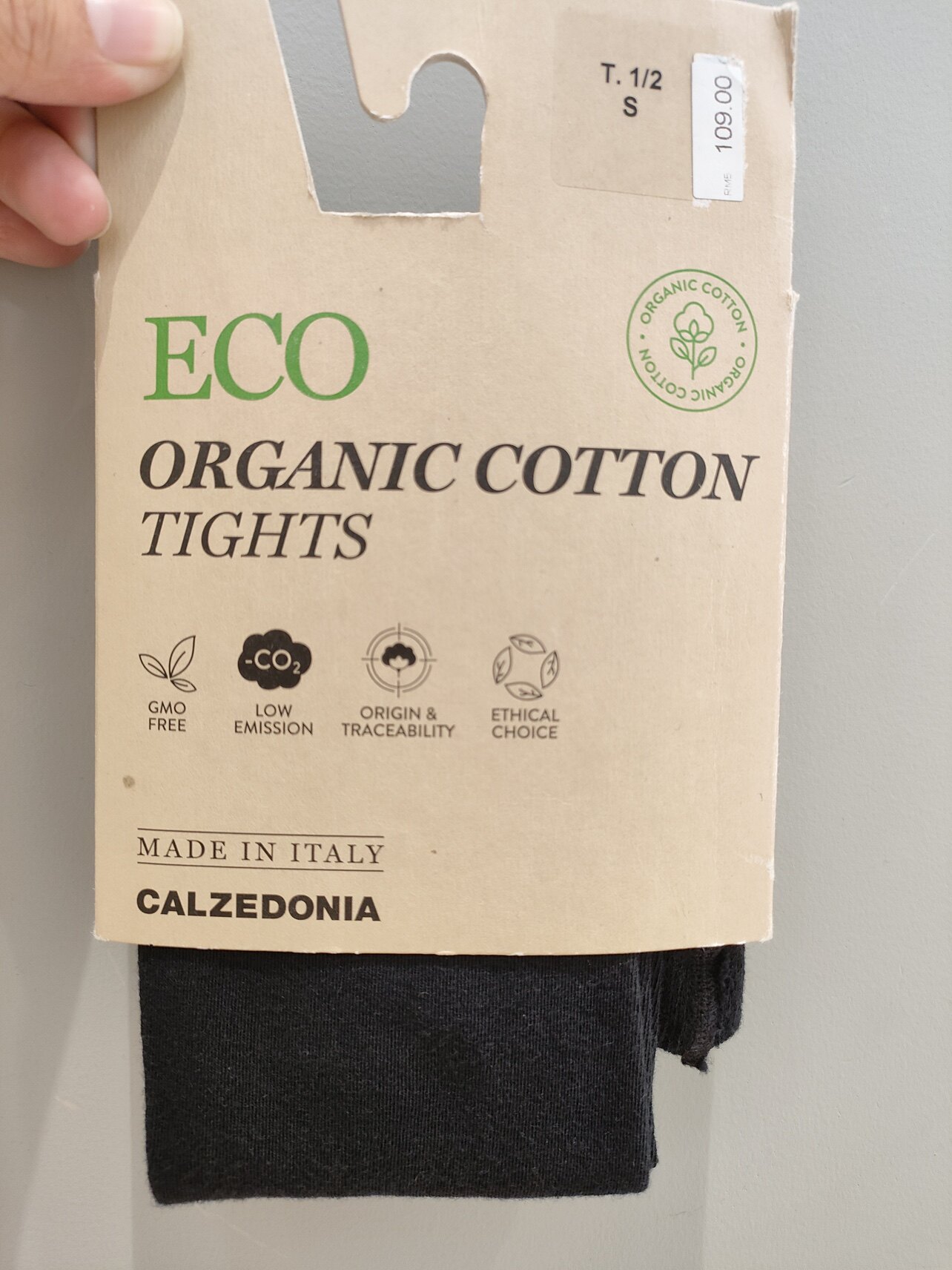 колготки / чулки дна calzedonia23新款女士裤袜 有机棉纯色舒适柔软针织裤袜