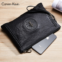 2021 new clutch bag leisure business real cowhide brand clutch bag large capacity office gift fashion brand mens bag