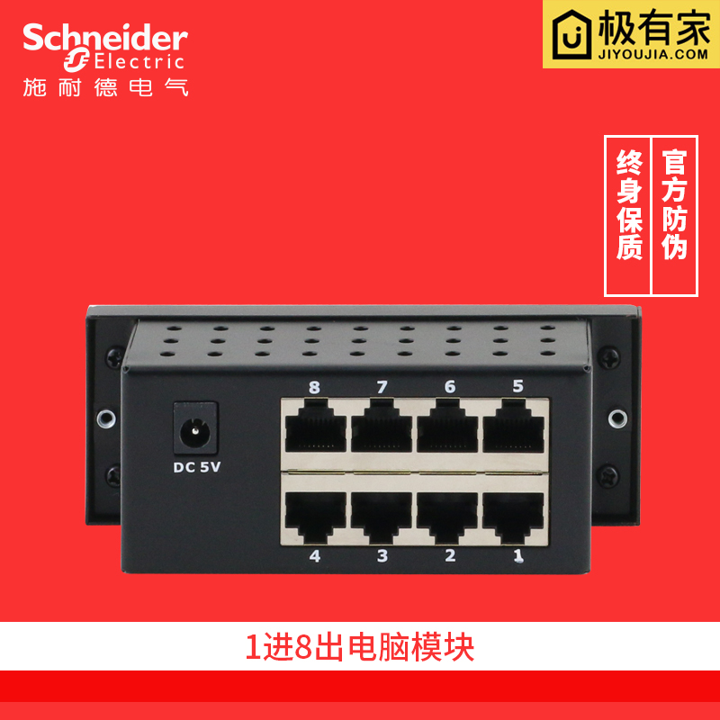 Schneider DELTA5 module network module 100M 100m 100M 8 Port switch D5MSW08