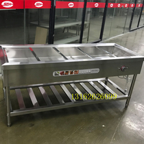 Custom electric insulation table All kinds of electric soup pool Fast food chain vegetable table Liuyang steamed vegetable insulation table