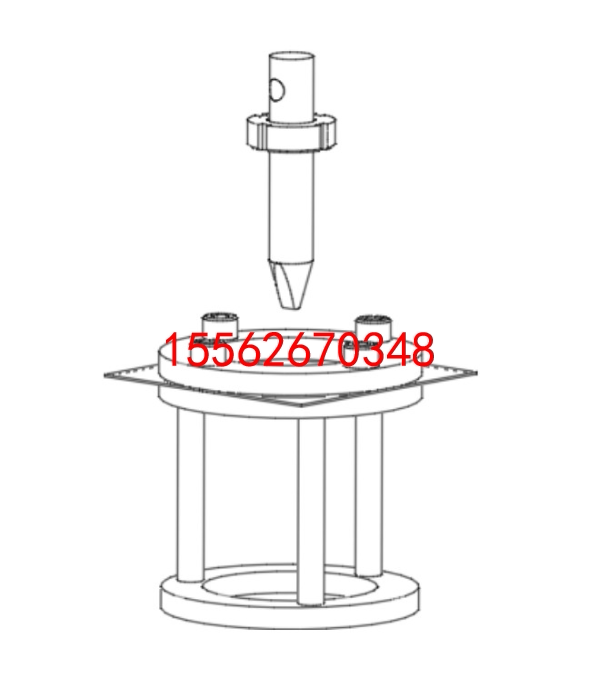 Rubber Plate Round Ball Top Breaking Test Clamp _ Glue Plate Top Breaking Test Device _ Soft Plate Puncture Device