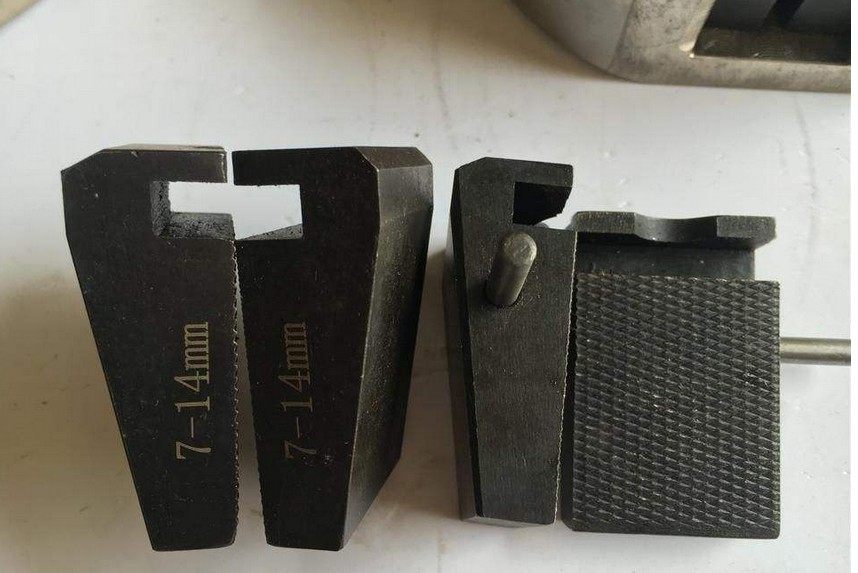 Metal Bars Plate Stretch Test Jaws _ tester clamp body jaw _0-7 7-14 clamp jaws