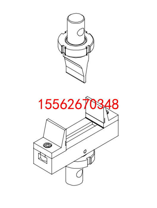 Metal three-point bending test clamp _ bending strength test tooling _ bending modulus test pilot clamp