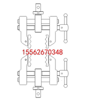 Insulated cotton heat resistant cotton stretch test clamp _ sponge stretch tearing test clamp _ stringed stretch tooling