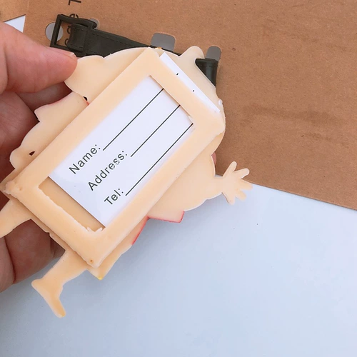 Мелки, мультяшная багажная бирка, подвеска для путешествий, чемодан, креативный аксессуар