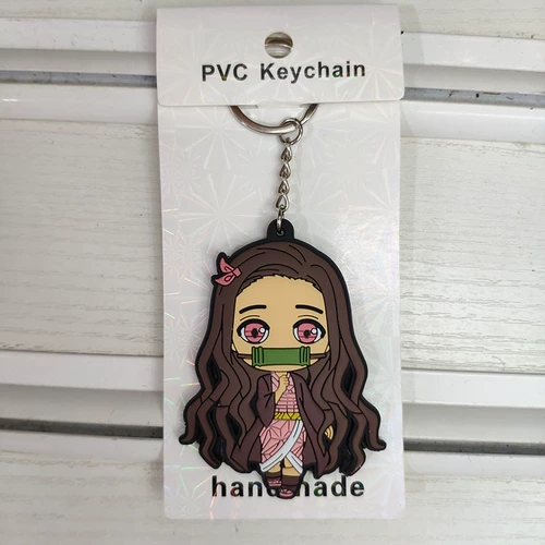 Мультяшный брелок, силиконовая двусторонная подвеска из ПВХ