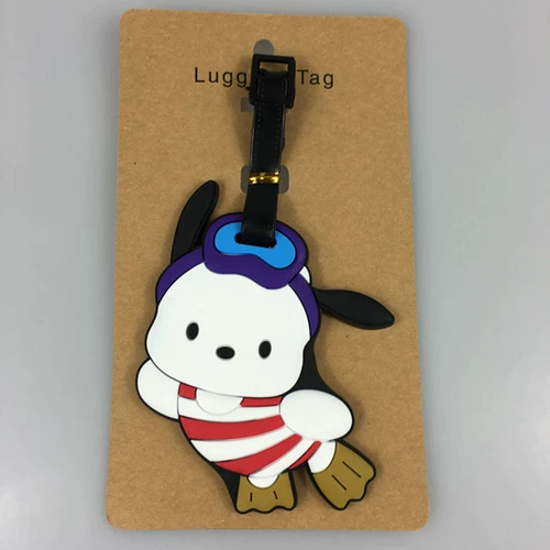 «Арахисовый фильм» Симпатичная трехмерная багажная карта Бренд.