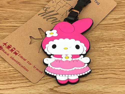 Кэти кошка Близнеца Звезда Мелати Пудинг Собака XO Силиконовый багаж