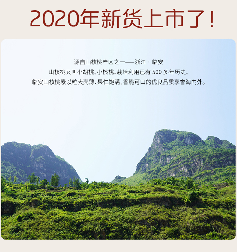 【方五哥】山核桃仁500g礼盒