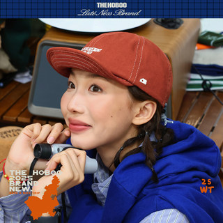 [the Hoboo] Original Drawstring Adjustable Baseball Cap for Women, Autumn and Winter Short-Brimmed Hat for Men, Versatile Hat, Baseball Cap