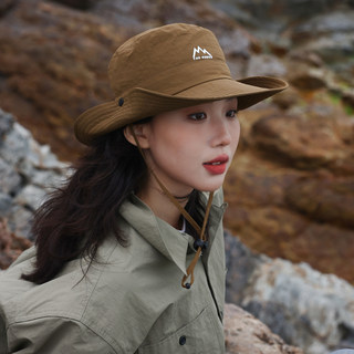 [the Hoboo] Japanese-Style Versatile Printed Bucket Hat for Women, Summer Outdoor Quick-Drying Hat for Men, Hiking Hat with Sun Protection