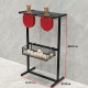 Table Tennis Racket Display Rack, Large-Capacity Table Tennis Storage Basket, Sports Equipment Storage Rack, Pickleball Racket Storage Rack