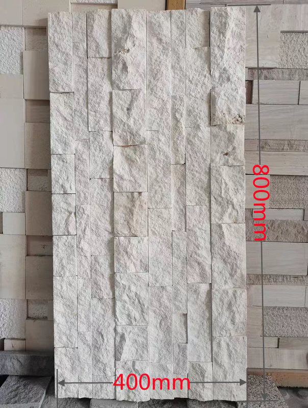 Off-White Natural Stone Classy Lime Stone Stereo Cultural Stone Background Wall Living Room Interior and Exterior Wall Tiles Courtyard Rough Stone
