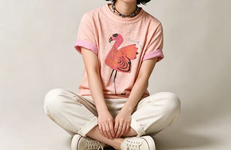 2026 New Japanese-Style Casual Versatile Pure Cotton Slub Cotton T-Shirt 2026 New Japanese-Style Casual Versatile Pure Cotton Slub Cotton T-Shirt