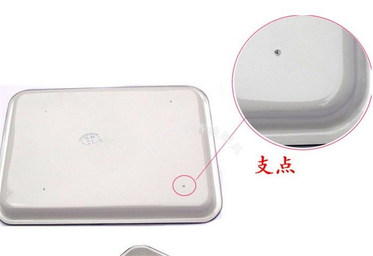 Металлический лоток 搪瓷托盘长方形搪瓷方盘加厚搪瓷托盘实验室托盘寿司盘化工消毒盘
