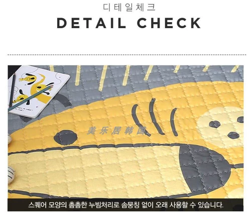 Импортный детский ковер для ползания для кровати для гостиной для домашнего использования, в корейском стиле, можно стирать, японские и корейские