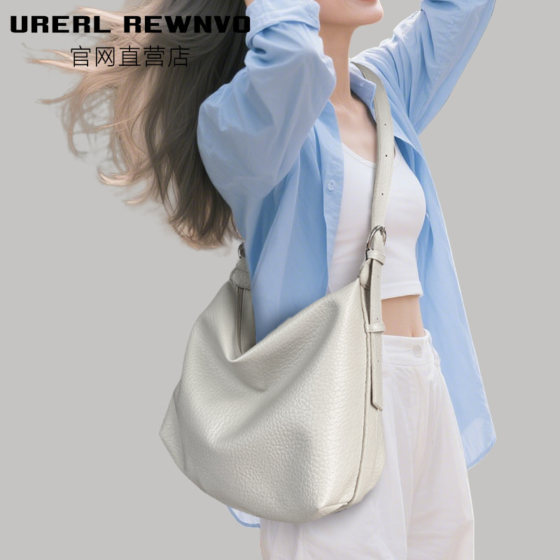 URERL REWNVO Women's Soft Leather Crossbody Bag 2025 New Arrival Large Capacity Commuter Tote Bag - Thumbnail 3
