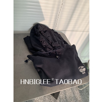 HNBIGLEE American boyfriend casual wide terry cotton clothes