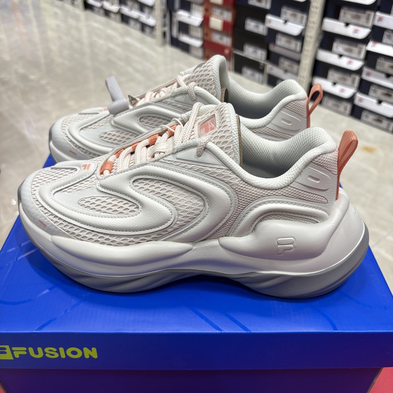 Fila Women's Meteorite Shoes Thick-Soled Height-Increasing All-Season Future Trend Shoes Authentic from Shuangyan Outlet 421103