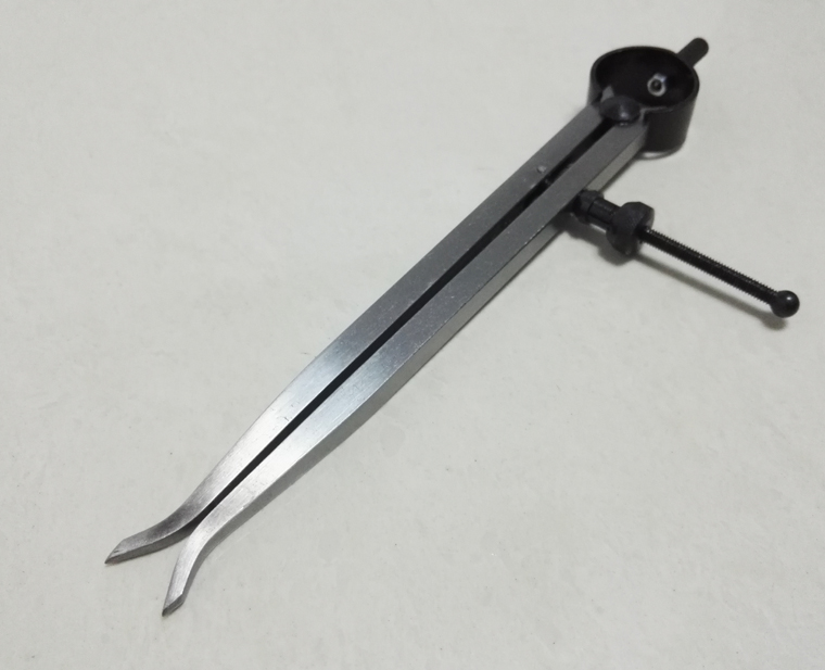 Square leg spring caliper inner caliper outer caliper outer caliper inner caliper spacing planning line gauge