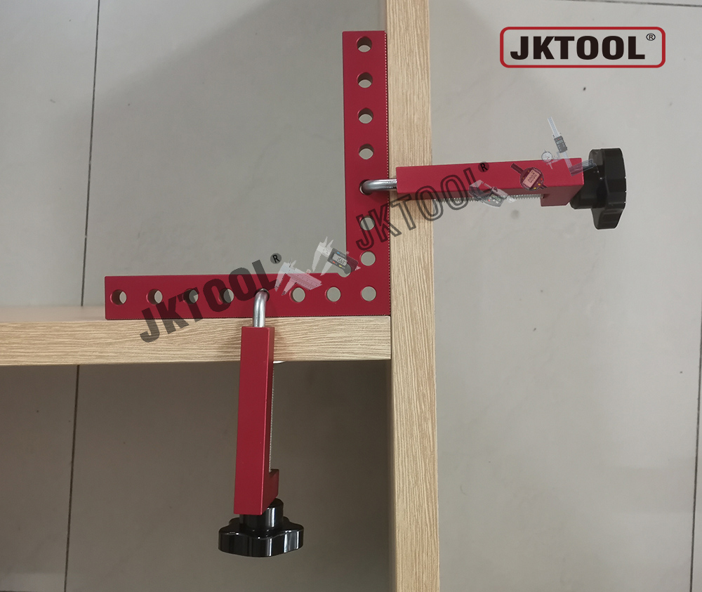 Woodworking right-angle clip jigsaw fixed clip 90-degree right-angle positioning ruler aluminum alloy height ruler