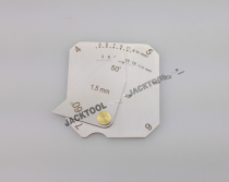 Export European and American pipe throat welding detection gauge Pipe throat welding inpection gage