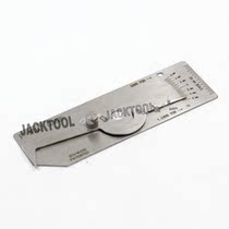 Biting Edge Depth Ruler Bite Edge Scale Weld Inspection Ruler V-WAC Welt Welding Fusion Deep Measuring Ruler