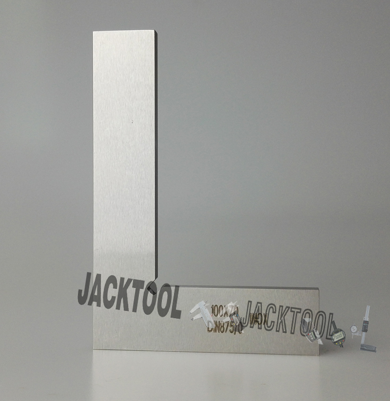 90 degrees Angle Ruler DIN875 0 Scale Body Quenched square Angle Ruler manual grinding inside and outside measuring surface