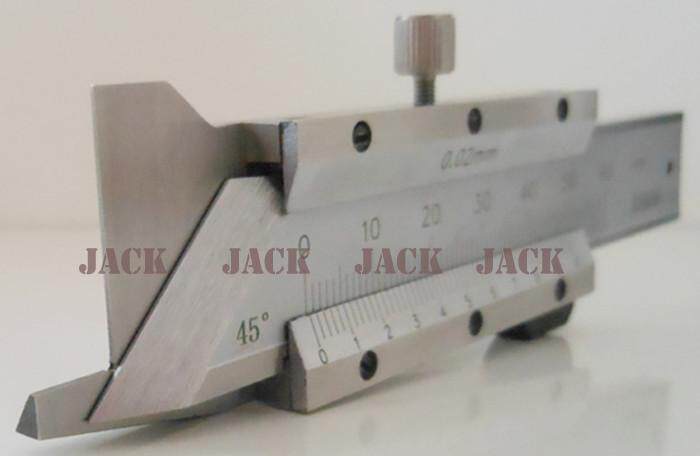 Chamfering caliper chamfering gauge chamfering ruler chamfering vernier caliper 15 degrees 20 degrees 30 degrees 45 degrees 0-6mm