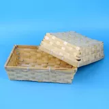 Бамбуковая небольшая корзина, шестиугольная корзина с маленькой корзиной, корзина бамбука, корзина бамбука, корзина для хранения корзины с закусками, большая средняя корзина для хранения.