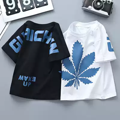 Children cotton tide children short sleeve 2021 summer children's clothing new T-shirt Boys Girls half sleeve spring dress