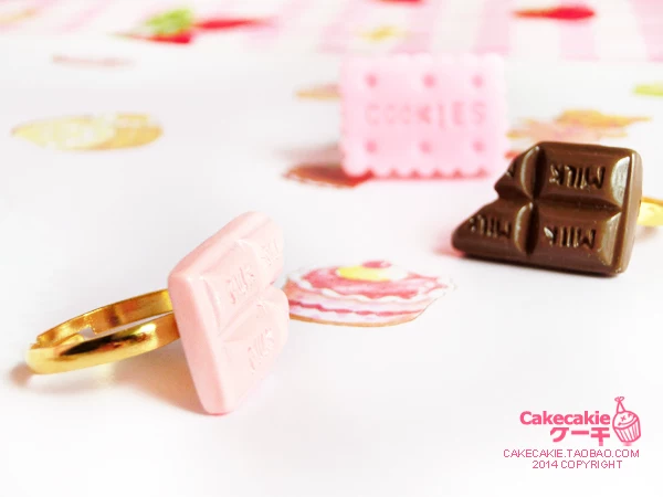 Оригинальные печенья Cakecakie COOKIES A Small Dreams Series кольцо из молочного шоколада печенье