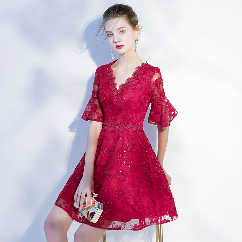 Robe de soirée      manchon de cloche - Ref 3211655 Image 4