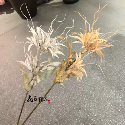 Pearl color champagne autumn color gray simulation epiphyllum wedding window arch decoration flower celery gray blue system