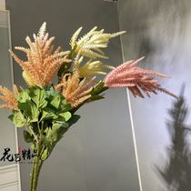 Net red ins Luo New Woman Astus flower simulation flower sage African flower art horsetail wedding wedding Holding