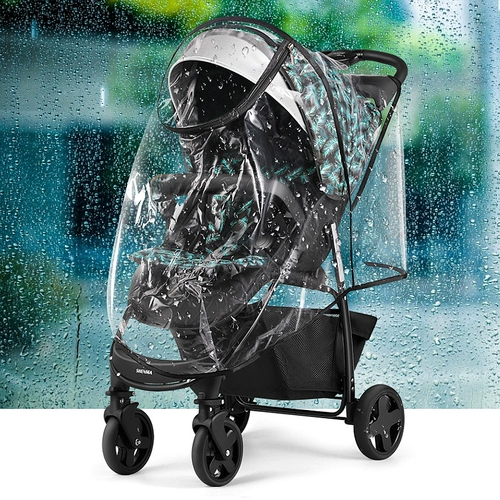 Детская зимняя водонепроницаемая прогулочная коляска, защищающий от холода детский ветрозащитный дождевик, удерживающая тепло дышащая пылезащитная тележка