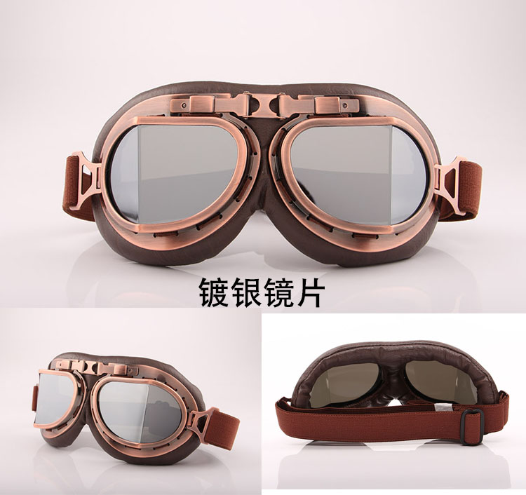 Kính cường lực xuất khẩu cao cấp Kính râm cưỡi kính râm Harley retro kính xe máy - Xe máy Rider thiết bị gang tay di xe may